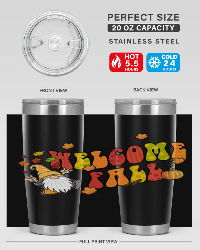WelcomeFallGnome 637#- fall- Tumbler
