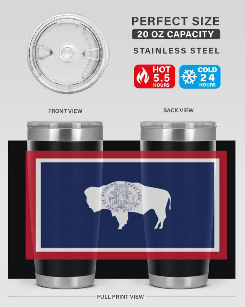 Wyoming 1#- stateflags- Tumbler