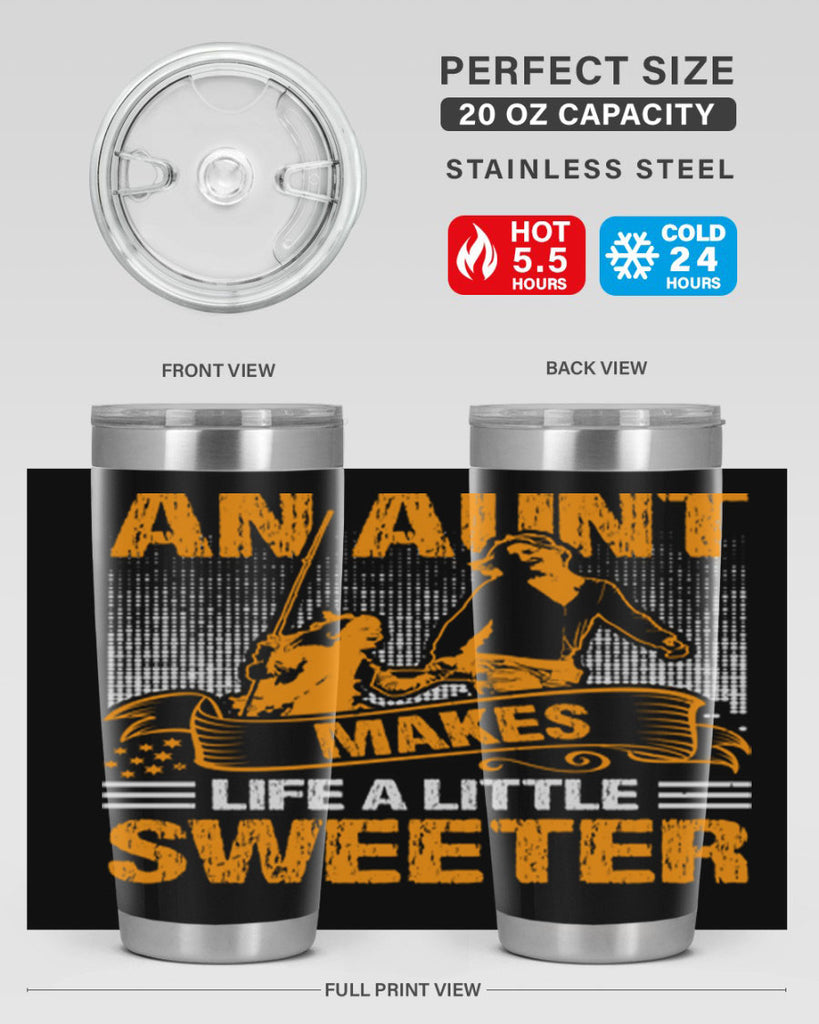 an aunt makes life a little sweeter 5#- mothers day- Tumbler