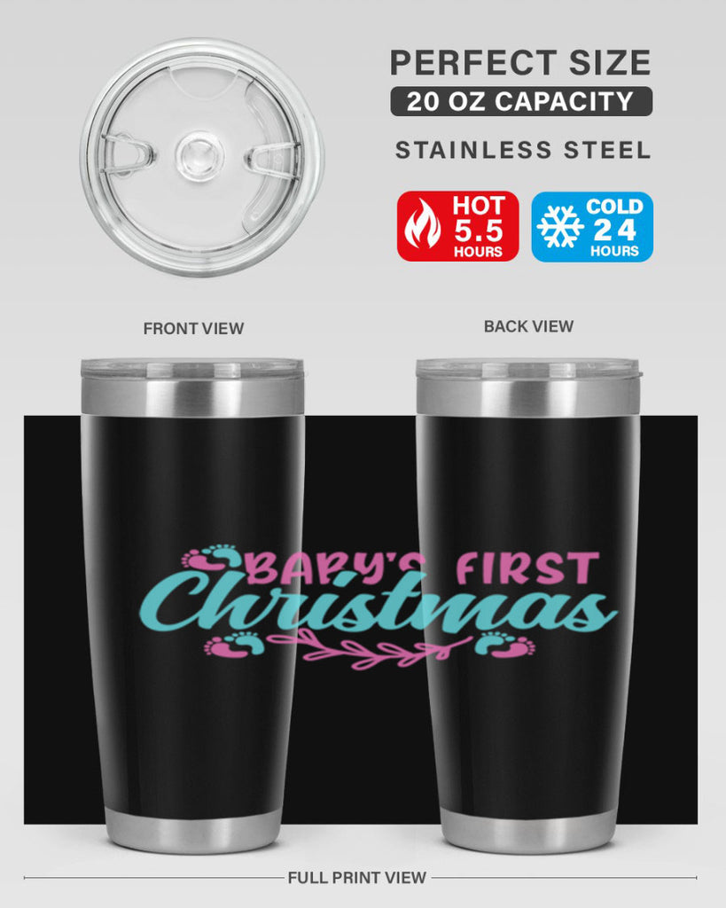 babys first christmas Style 287#- baby- tumbler