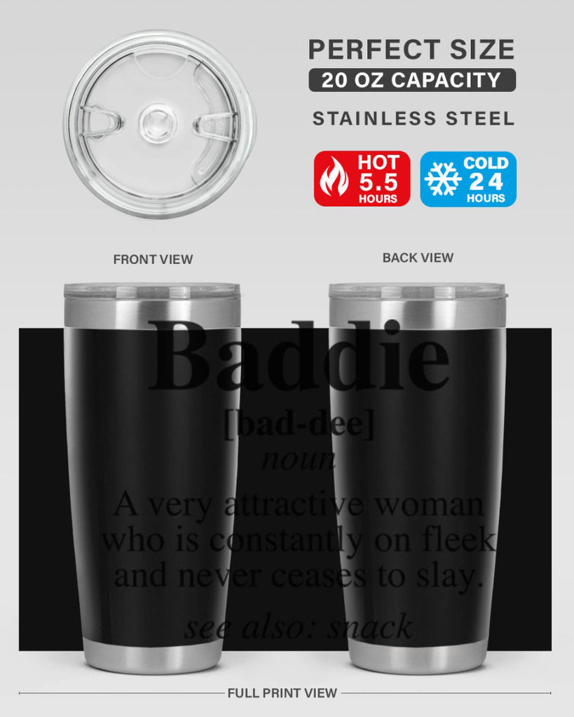 baddie definition 270#- black words phrases- Cotton Tank