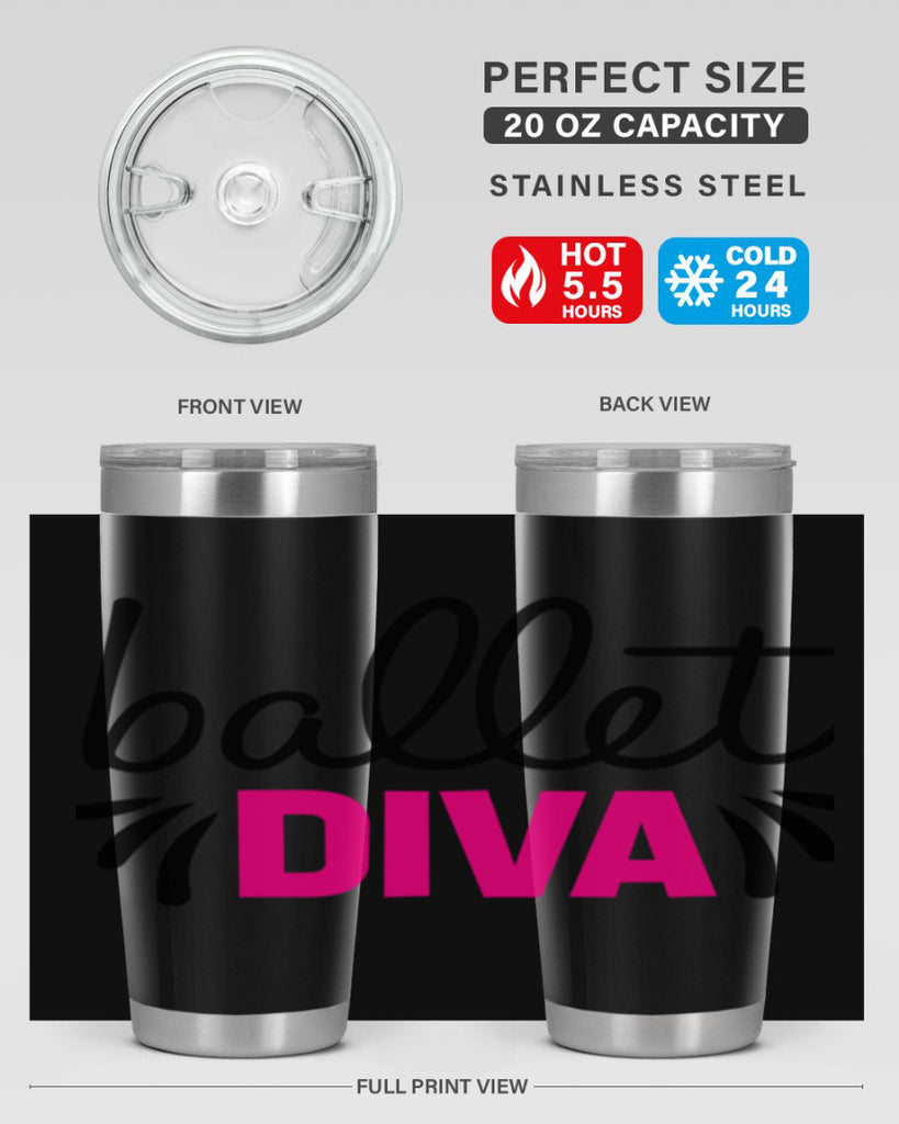 ballet diva 3#- ballet- Tumbler