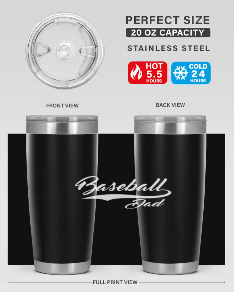 baseball dadi 50#- dad- Tumbler