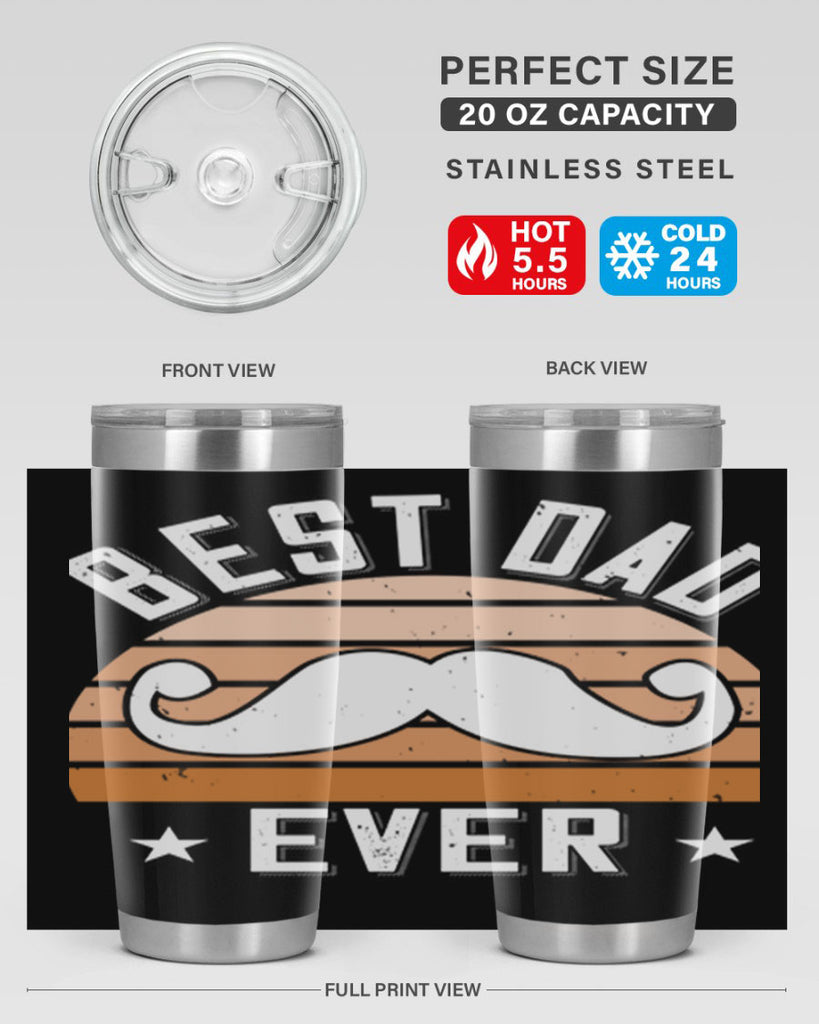 best dad ever 124#- fathers day- Tumbler