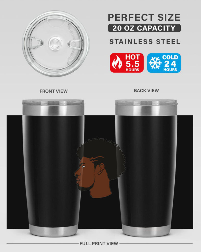 black man 39#- black men - boys- tumbler
