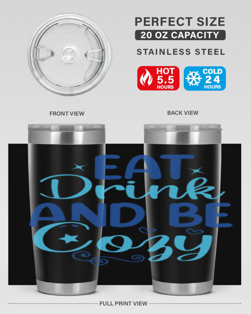 eat drink and be cozy 97#- winter- Tumbler