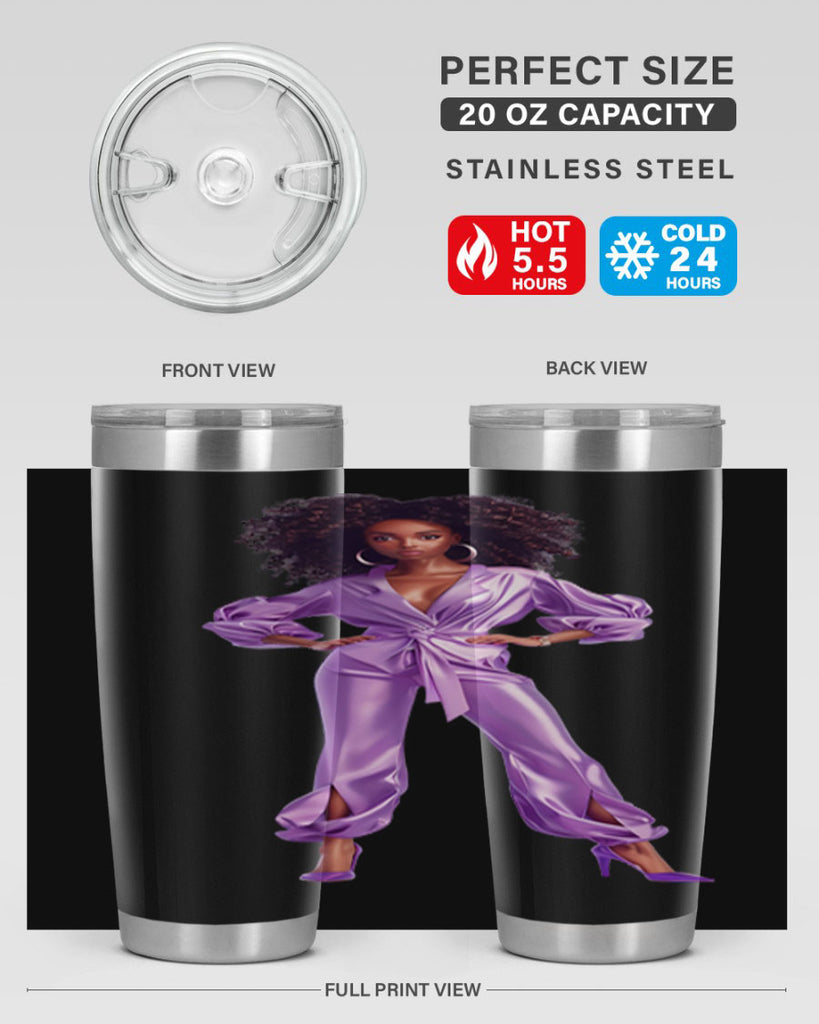 fashion girl in lavender 48#- fashion- Cotton Tank