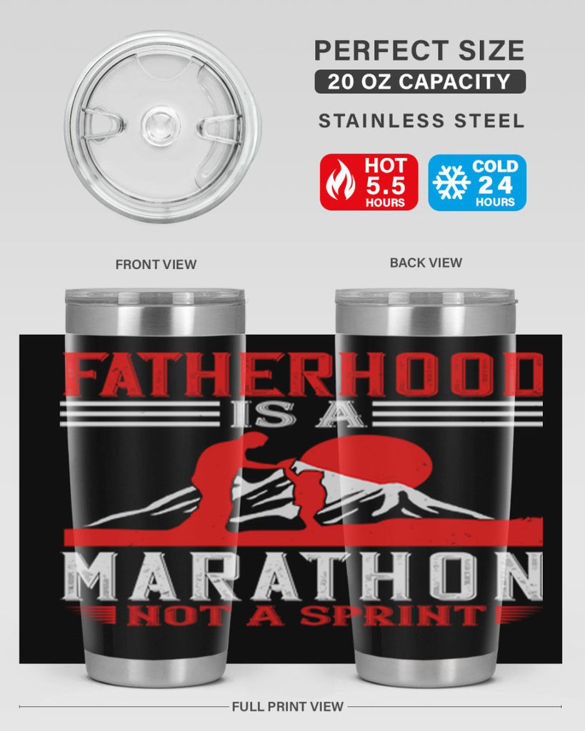 fatherhood is a marathon not a sprint 261#- fathers day- Tumbler