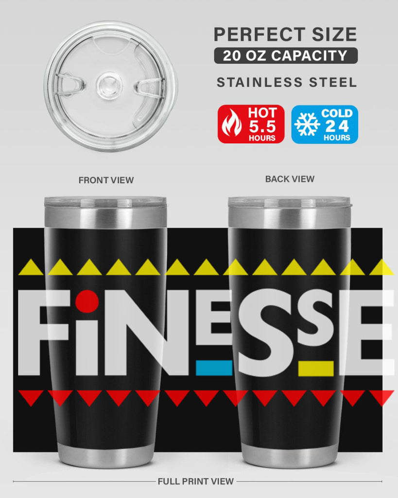 finesse 155#- black words phrases- Cotton Tank