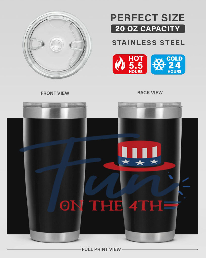 fun on the th Style 18#- Fourt Of July- Tumbler