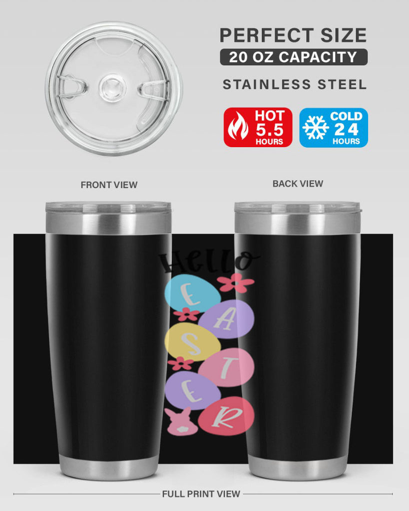 hello easter 32#- easter- Tumbler