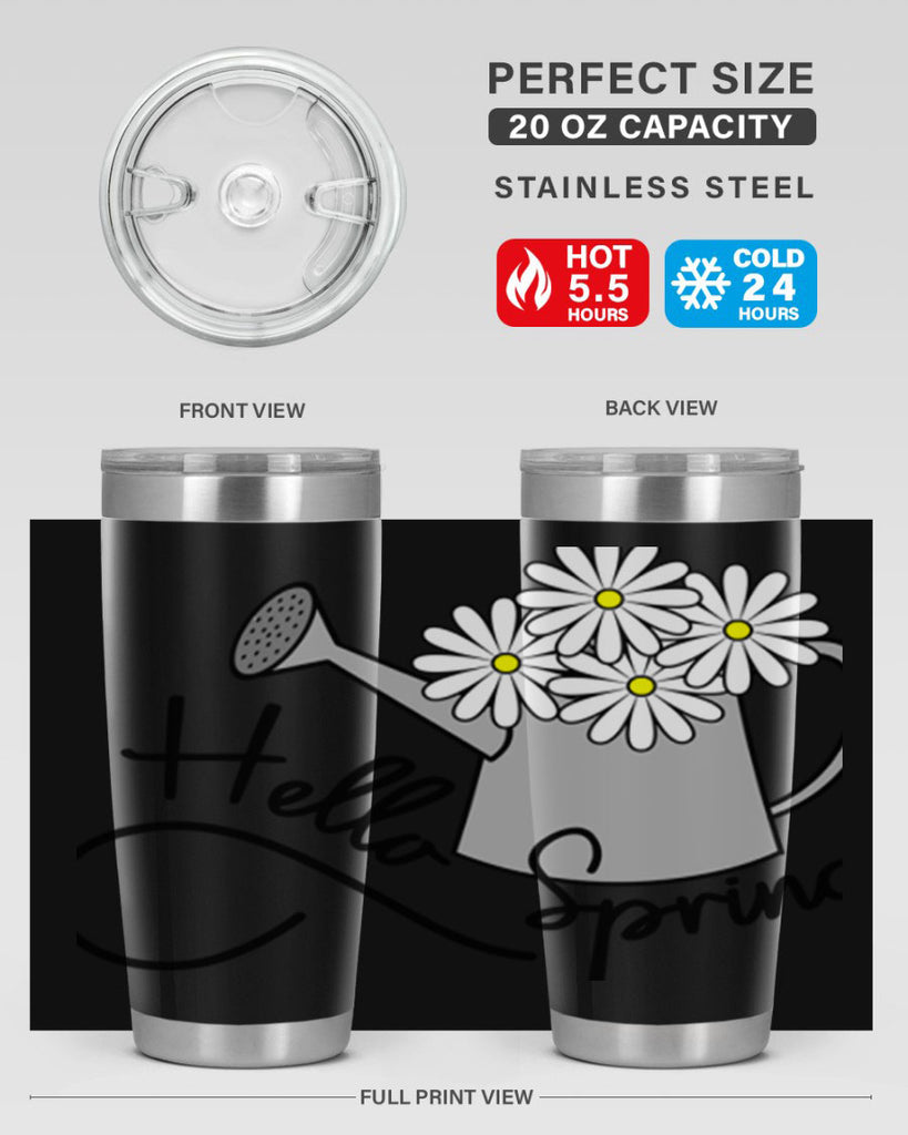 hello spring watering can208#- spring- Tumbler
