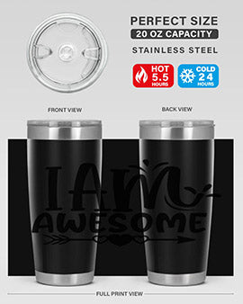 i am awesome Style 19#- autism- Tumbler