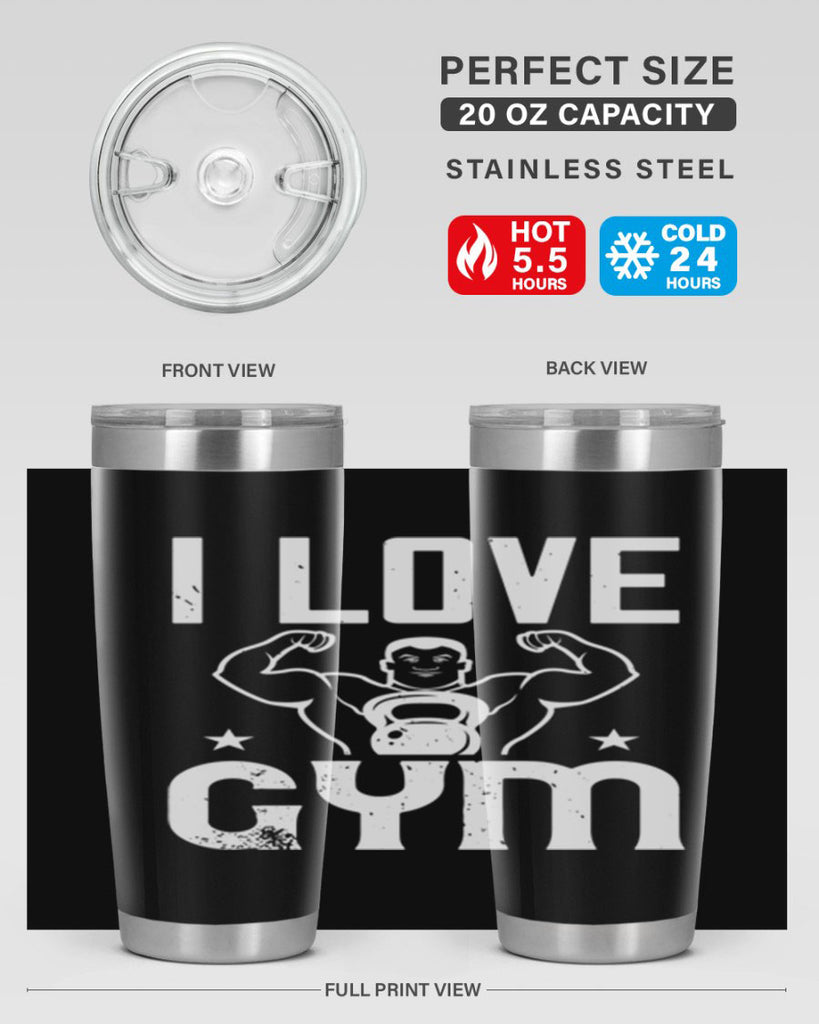i love gym 88#- gym- Tumbler