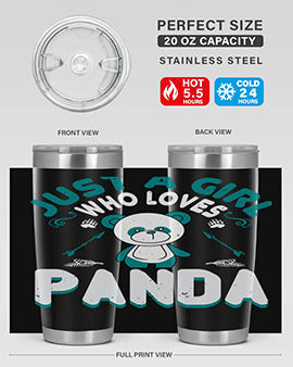 just a girl who loves panda 21#- Bears- Tumbler