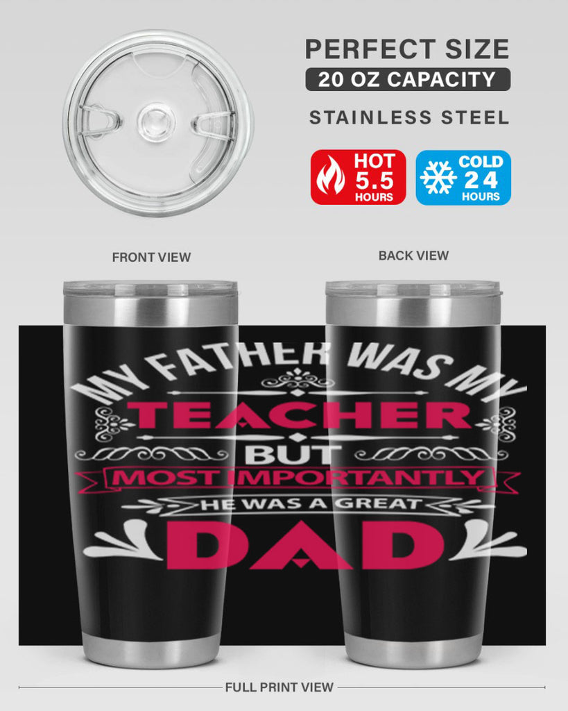 my father was my 251#- fathers day- Tumbler