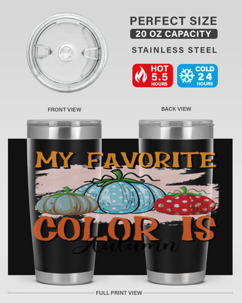 my favorite color is autumn 436#- fall- Tumbler