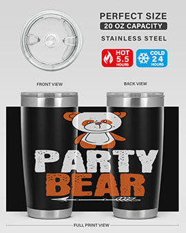 party bear 25#- Bears- Tumbler