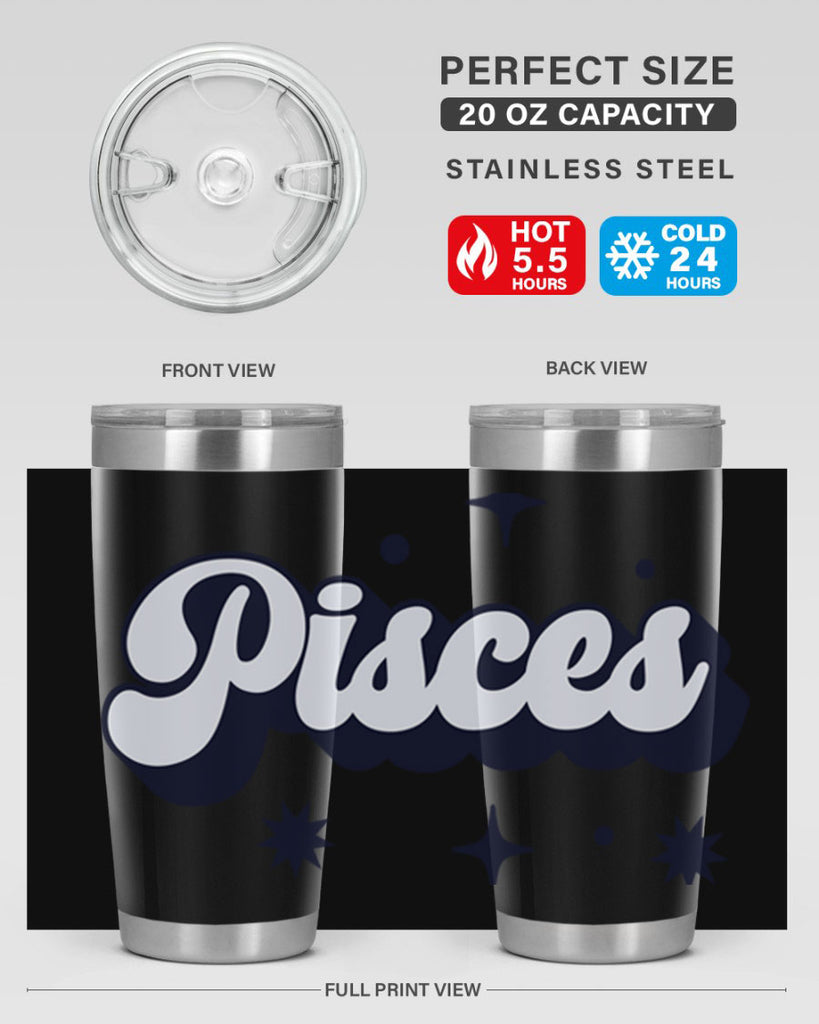 pisces 354#- zodiac- Tumbler