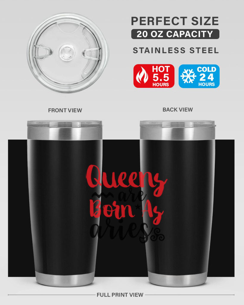 queens Are Born As Aries 384#- zodiac- Tumbler
