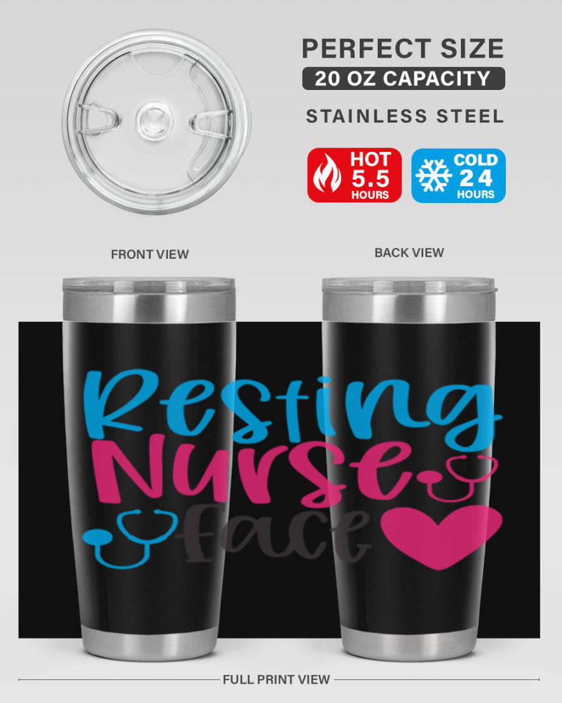 resting nurse face Style Style 56#- nurse- tumbler
