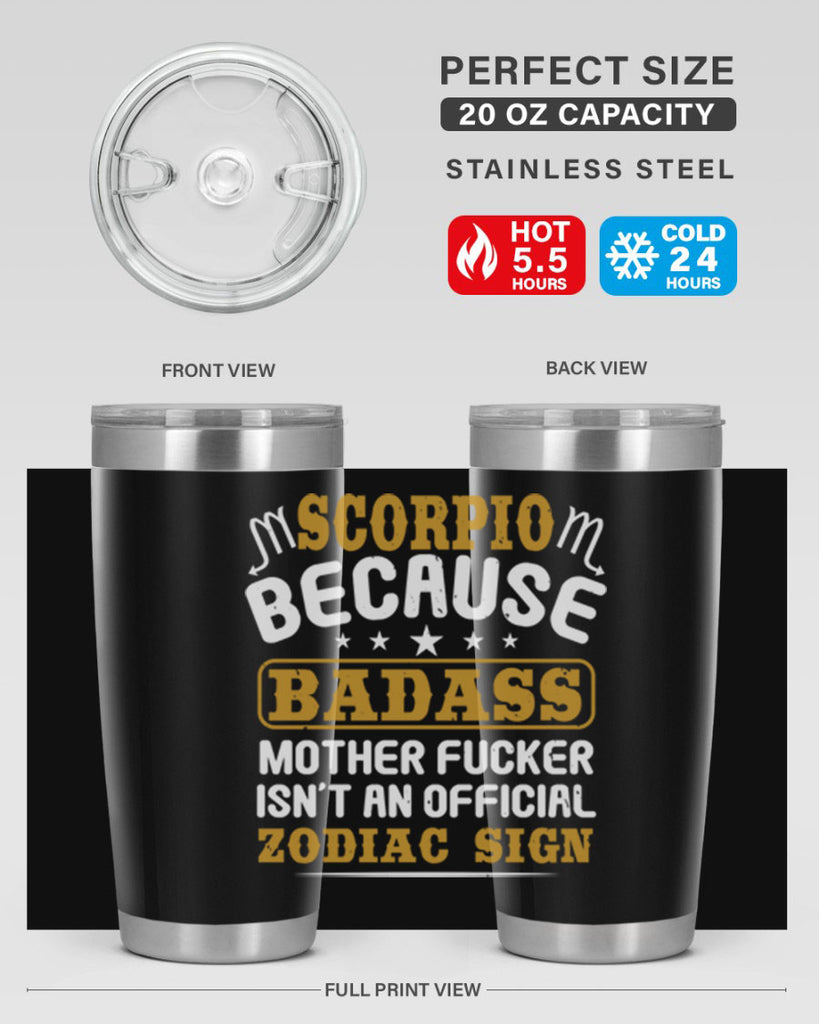 scorpio 432#- zodiac- Tumbler