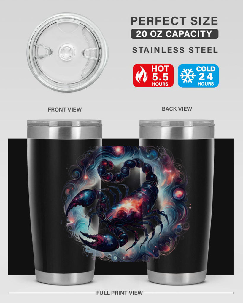 scorpio 462#- zodiac- Tumbler