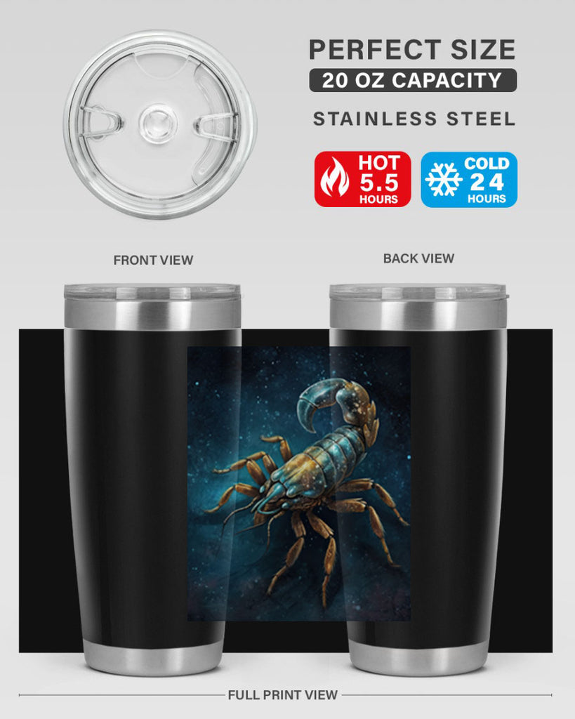 scorpio 46#- zodiac- Tumbler