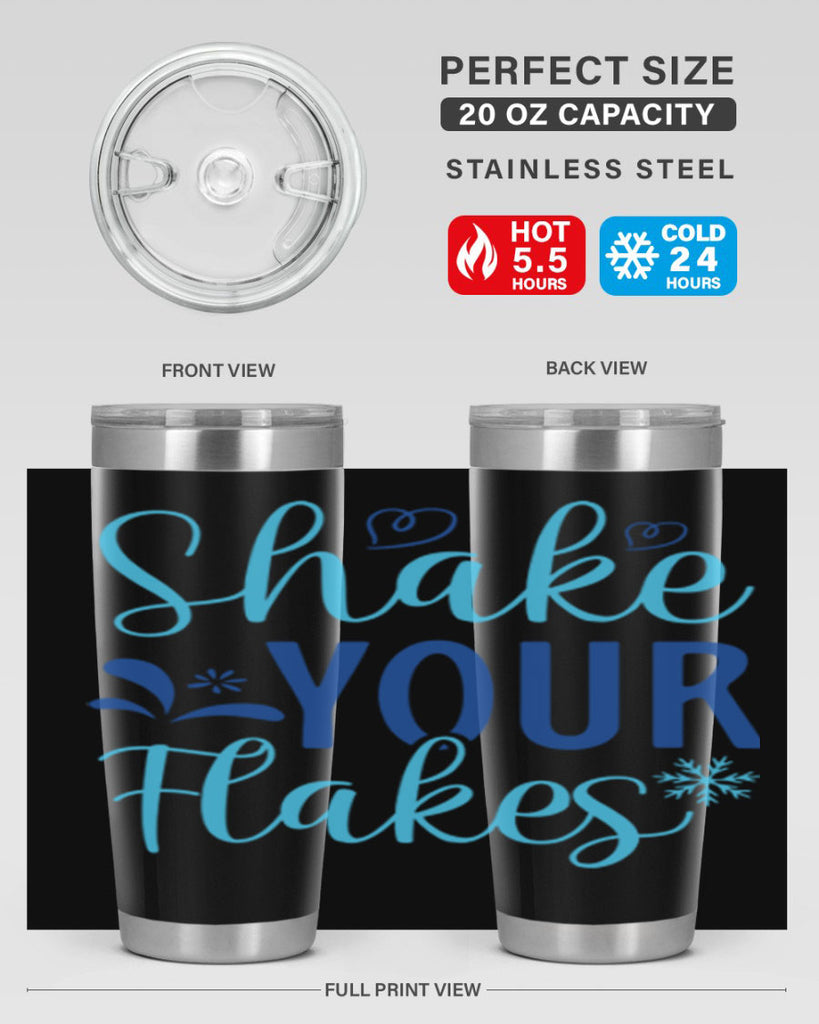 shake your flakes 359#- winter- Tumbler