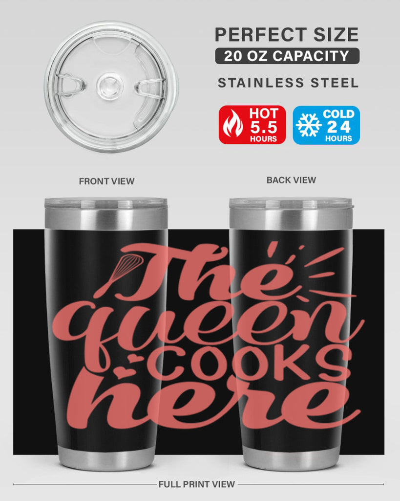 the queen cooks here 9#- kitchen- Tumbler