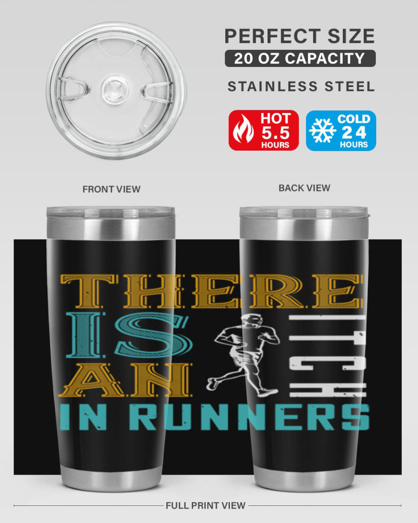 there is an itch in runners 9#- running- Tumbler