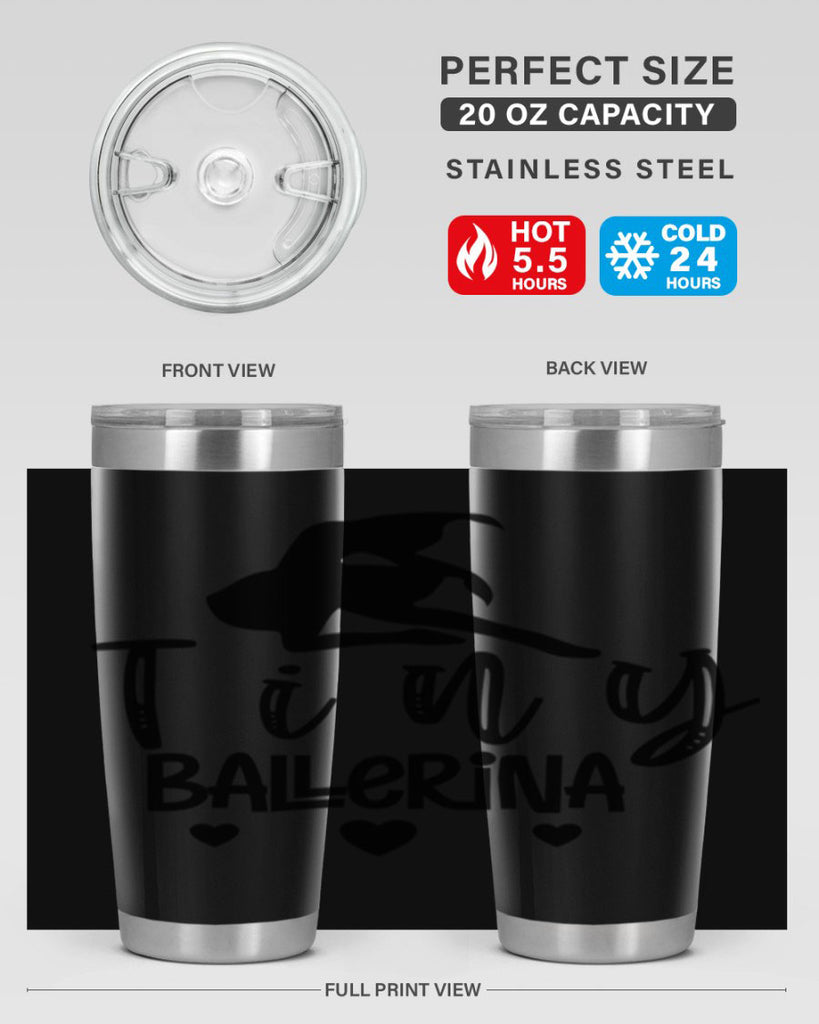 tiny ballerina 88#- ballet- Tumbler
