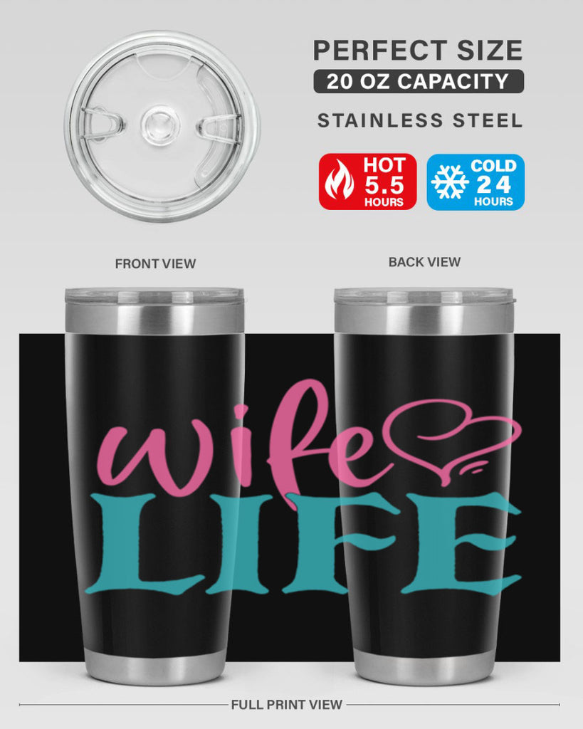 wife life 299#- mom- Tumbler