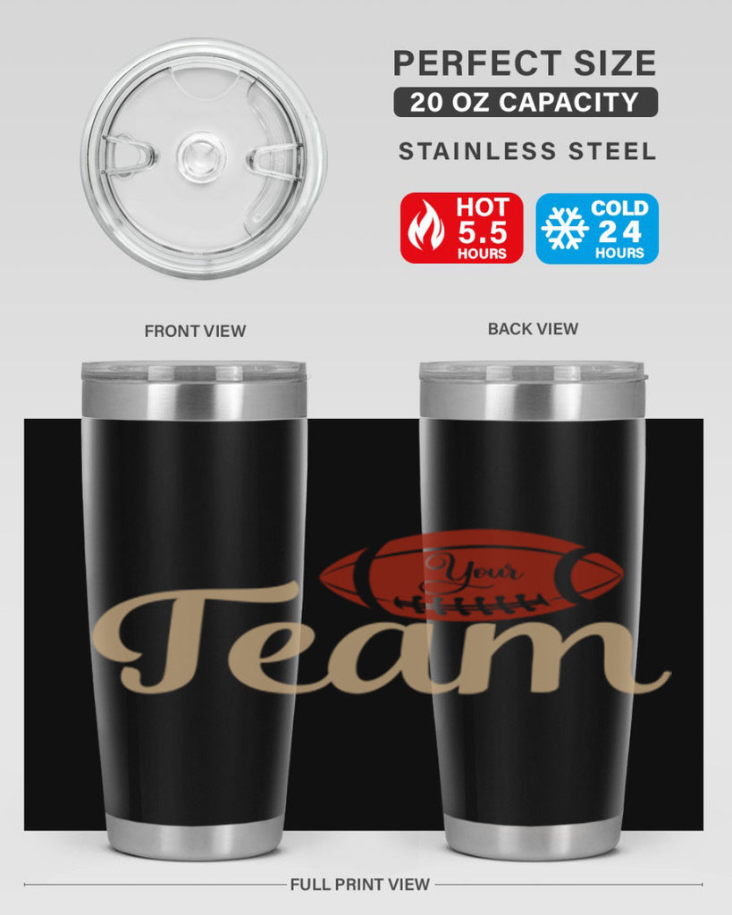 your team 2271#- softball- Tumbler