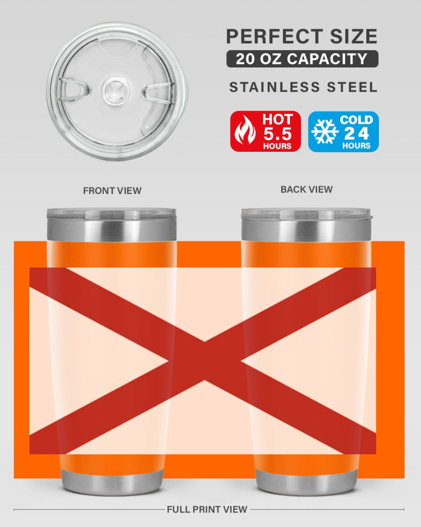 Alabama 51#- Us Flags- Tumbler