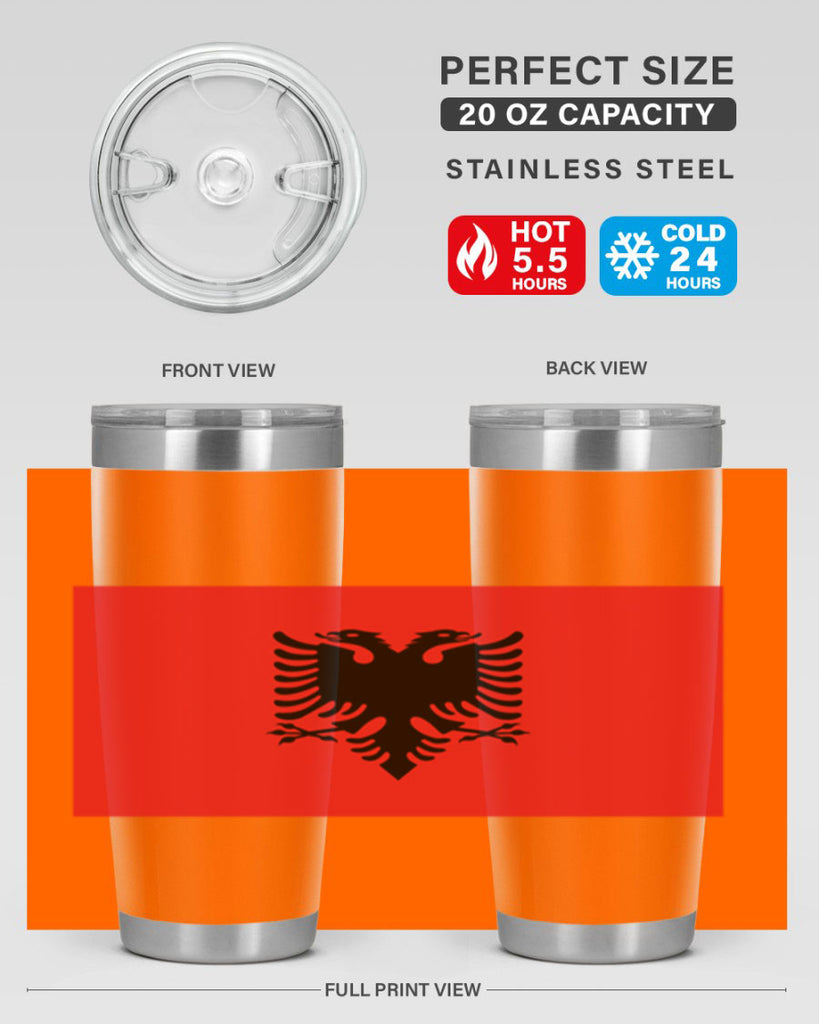 Albania 196#- world flags- Tumbler