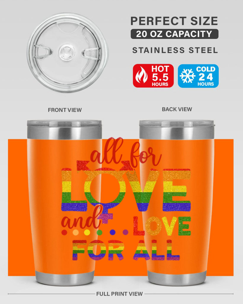 All For Love Love For All Lgbt Design 45#- lgbt- Tumbler