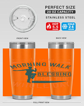 An early morning walk is a blessing for the whole day Style 28#- diabetes- Tumbler