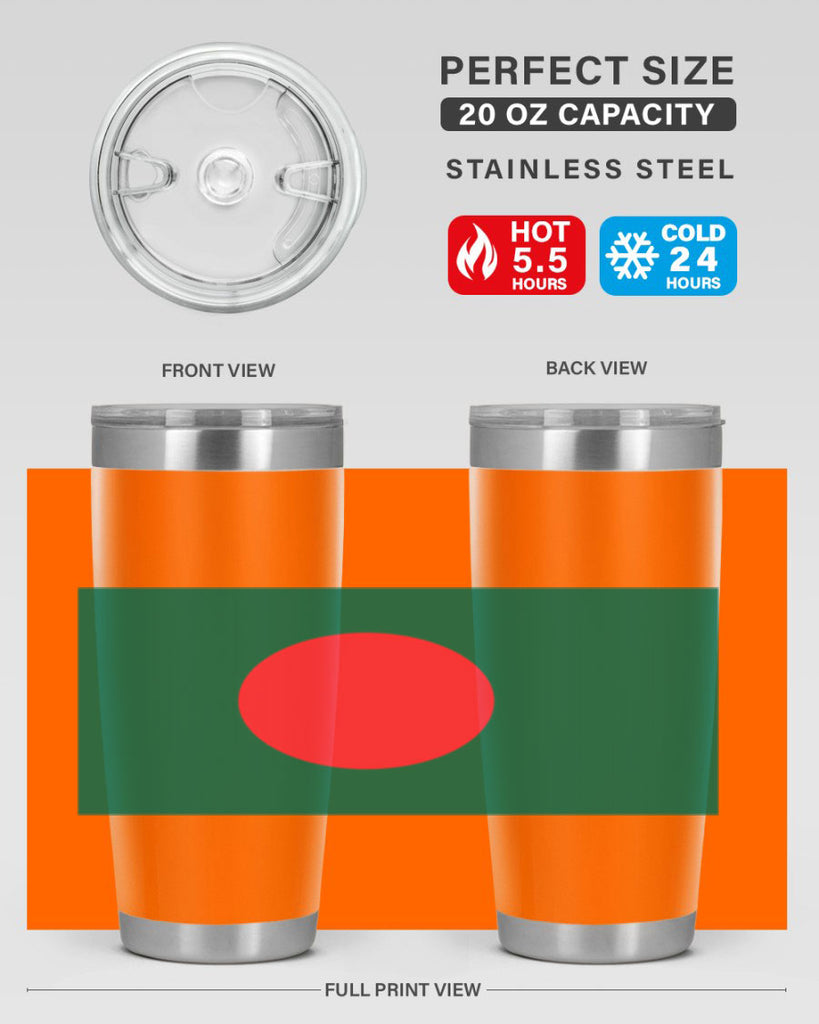 Bangladesh 184#- world flags- Tumbler