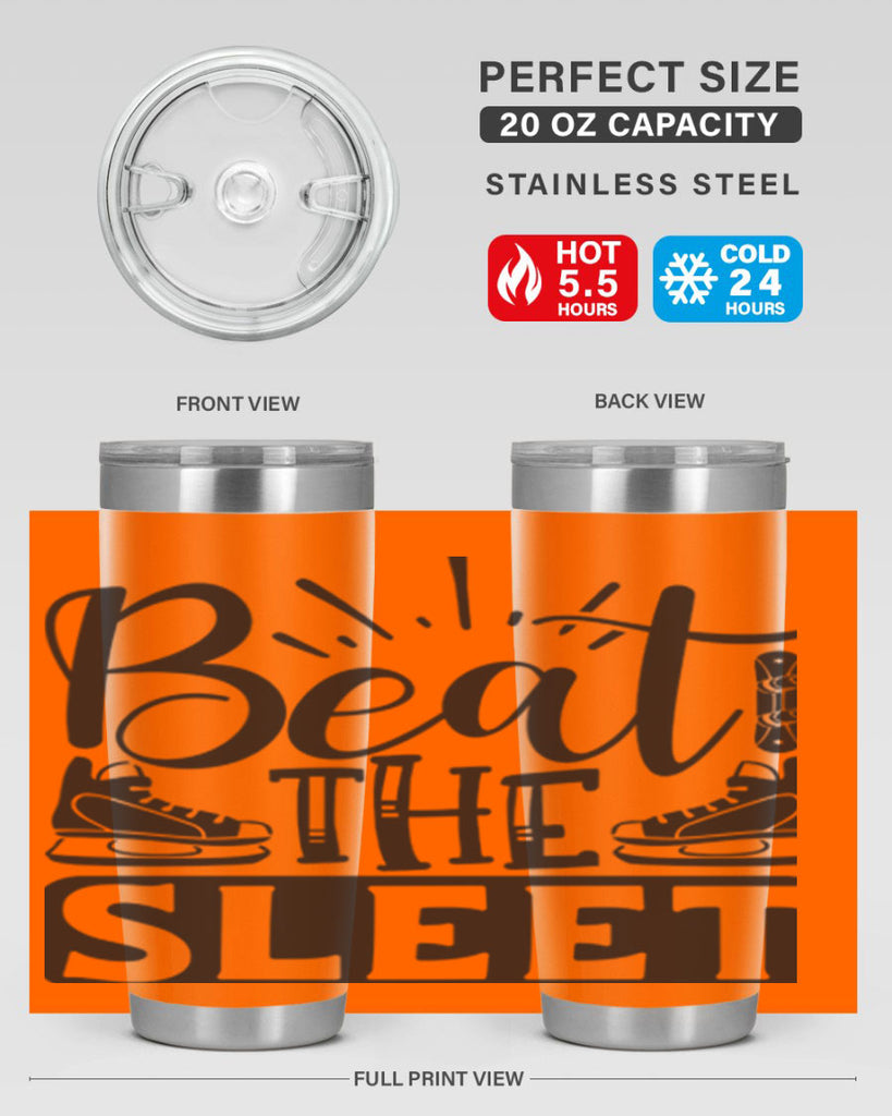 Beat the sleet 24#- winter- Tumbler