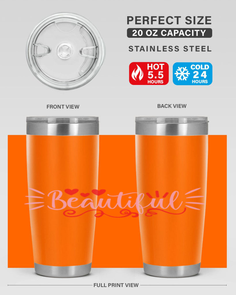 Beautiful Style 163#- make up- Tumbler