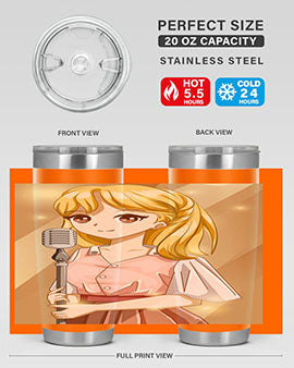 Beautiful girl singing in the studio 32#- anime- Tumbler