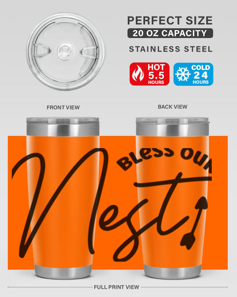 Bless Our Nest55#- spring- Tumbler