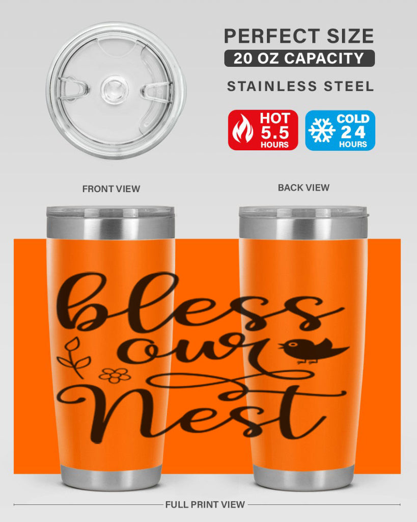 Bless our nest  68#- spring- Tumbler