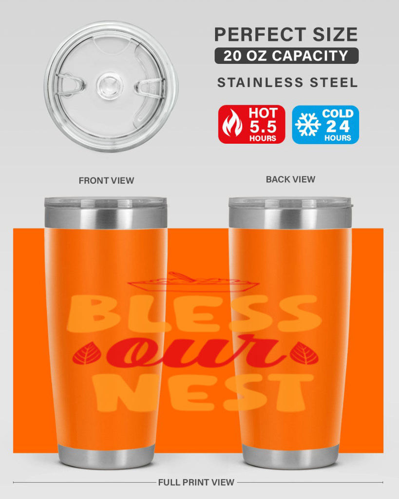 Bless our nest 54#- spring- Tumbler