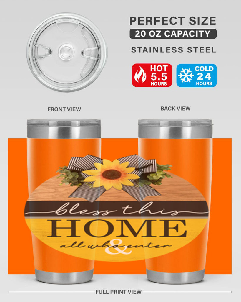 Bless this Home and all Mockup56#- spring- Tumbler