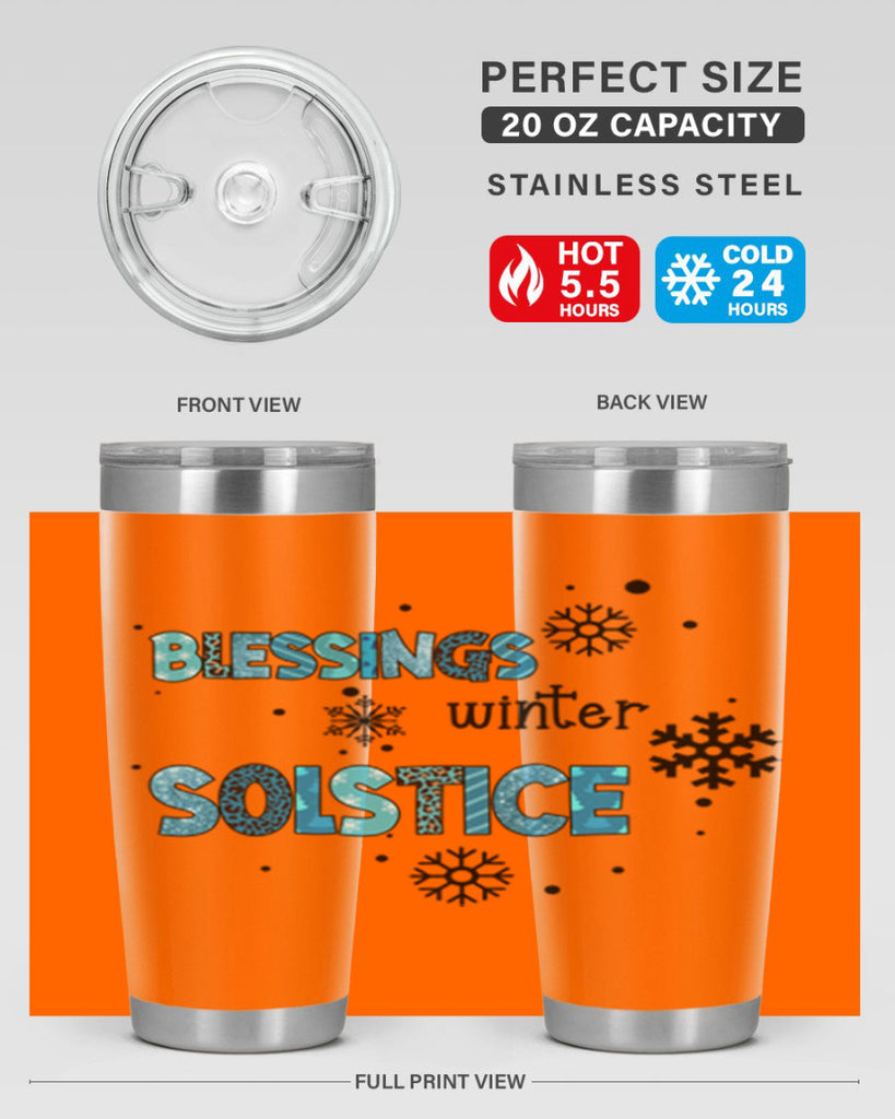 Blessings winter solstice 25#- winter- Tumbler