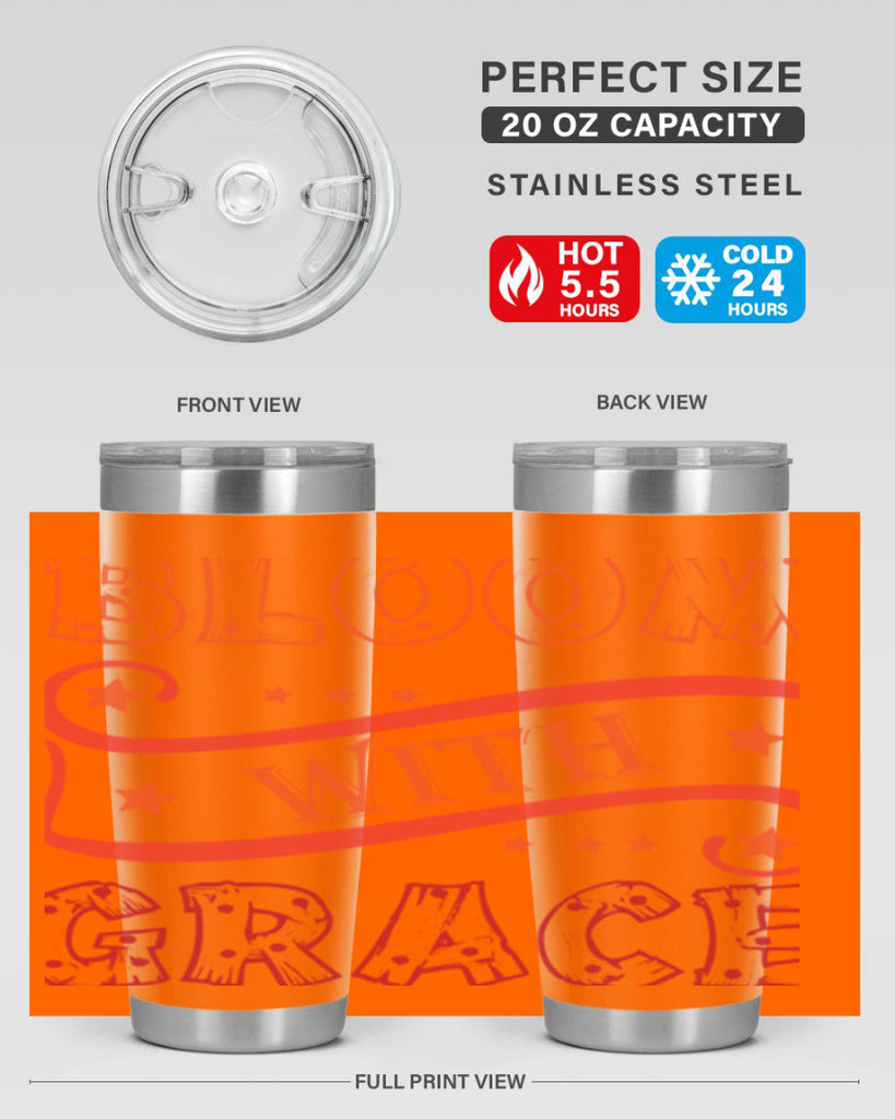 Bloom with grace  89#- spring- Tumbler
