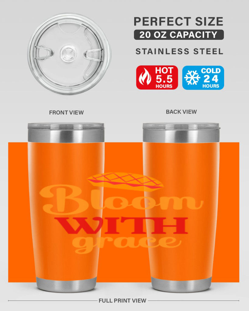 Bloom with grace 81#- spring- Tumbler