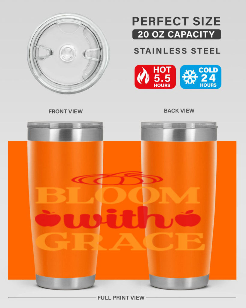 Bloom with grace 82#- spring- Tumbler